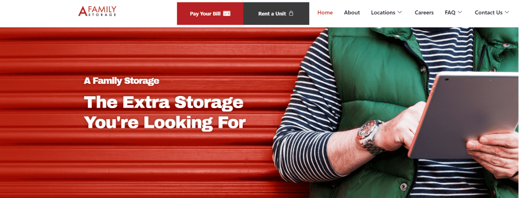 Self Storage Units with A Family Storage