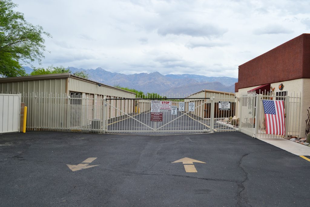 Security Gate Tanque Verde Secure Storage Facility