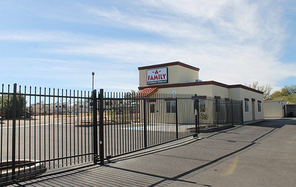 Secure A Family Storage gate in Green Valley Arizona