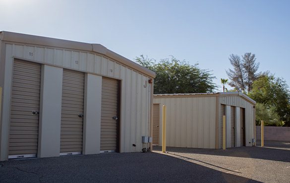 Small Outdoor Drive up self storage tucson
