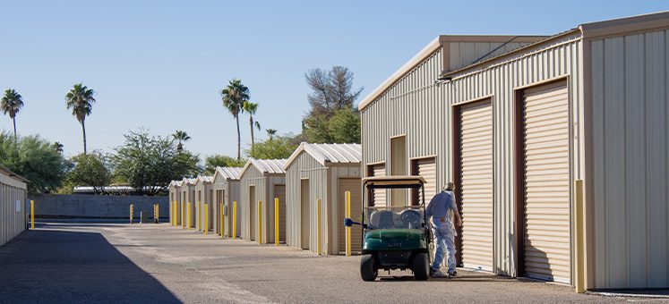 Small and large storage units available at Tucson A Family Storage for Residents and Businesses.