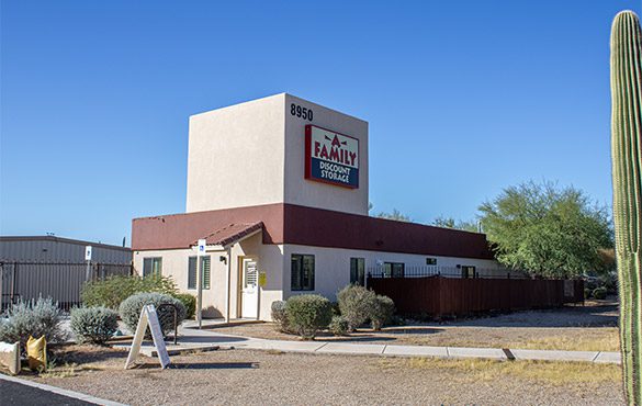 A Family Storage 8950 Speedway location office